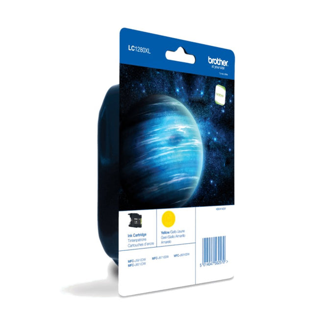 Tinta Original Brother Lc-1280 Xl Alta Capacidad Amarillo