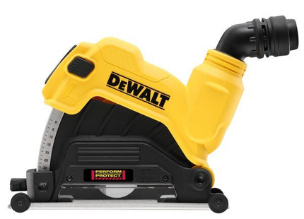 Funda Protectora Para Amoladora Angular Dewalt 125mm Amarilla/Negra, Para Extracción De Polvo Dwe46225-Xj