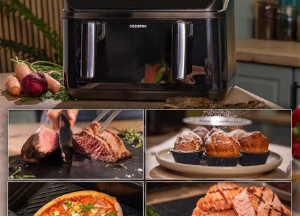 Freidora De Aire Cecotec Cecofry&Grill Duoheat 1000 10l 2800w