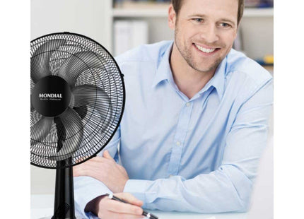 Ventilador De Sobremesa Mondial V67 Turbo Fan 75w 6 Aspas 40cm 3 Velocidades Oscilante Silencioso
