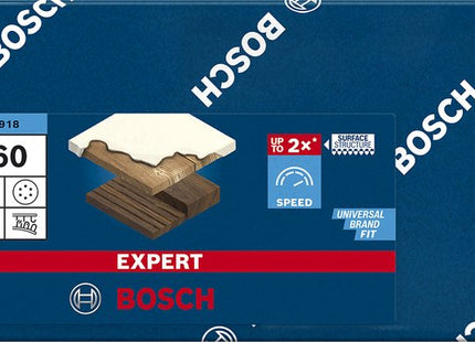 Hoja De Lija Bosch Professional Expert C470, Ø 150 Mm, K60 50 Piezas, Para Lijadoras Excéntricas 2608900918