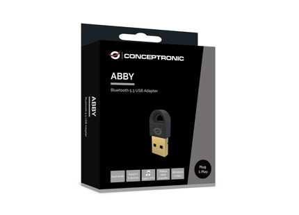 Conceptronic Bluetooth Adaptador 5.3 Nanousb 10- 20m Negro