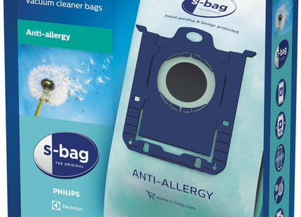 Philips Fc8022 S-Bag Hepa Anti-Allergy Juego De Bolsas Para Aspiradorapara Jewel Fc9050, Fc9054, Fc9071, Performer Fc9150, Fc9153, Fc9170, Fc9172, Fc9174, Fc9179