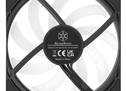 Ventilador  Silverstone Air Slimmer 140 Argb, Negro