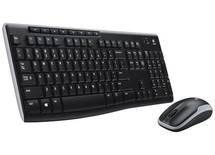 Teclado Húngaro Logitech Wireless Combo Mk270 Ratón Incluido Rf Inalámbrico Qwertz Negro