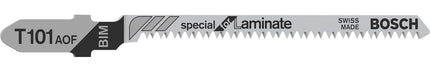 Bosch Professional Hoja De Sierra De Calar T 101 Aof Especial Para Laminados, 83mm 3 Piezas 2608636432