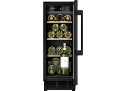 Serie Bosch Hogar Kuw20vhf0  6, Refrigerador Para Vinos Negro Kuw20vhf0