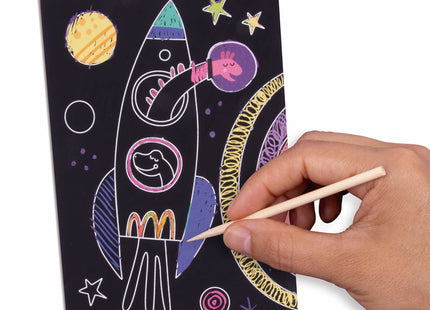 Apli Mini Láminas Rasca Y Dibuja Set Scratch&Draw Caja Expositora De 12 Surtidos +4 Años