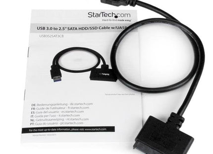 EAN 0065030854696 - StarTech.com USB3S2SAT3CB base para portátil y replicador de puertos Negro imagen 4