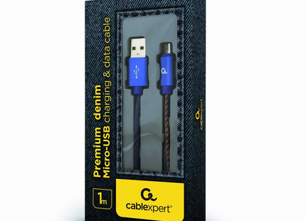 Gembird Cable Usb Usb 2.0 Usb A Micro-Usb B Azul Cc-Usb2j-Ammbm-1m-Bl