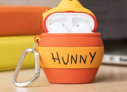 Thumbsup! Funda Powersquad Airpods "Pooh" Silicona 3d