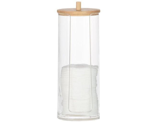 Bote De Baño Algodonero Acrílico Ø7x17cm Ba72113 Andrea House