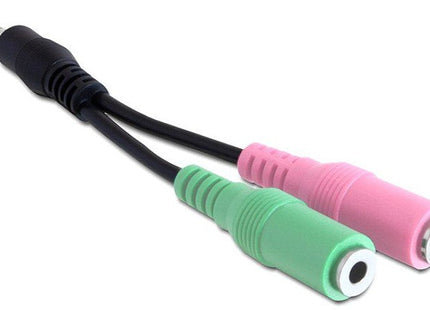 EAN 4043619653447 - DeLOCK 3.5mm/2 x 3.5mm cable de audio 0,12 m 3,5mm Multicolor imagen 1