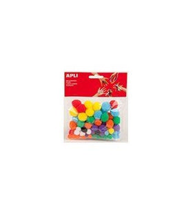 Apli Pompones Colores Surtidos -Bolsa 78u-