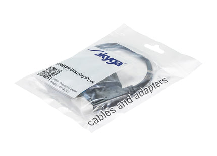 EAN 5901720130624 - Akyga AK-AD-11 adaptador de cable de vídeo 0,15 m HDMI tipo A (Estándar) DisplayPort Negro imagen 4