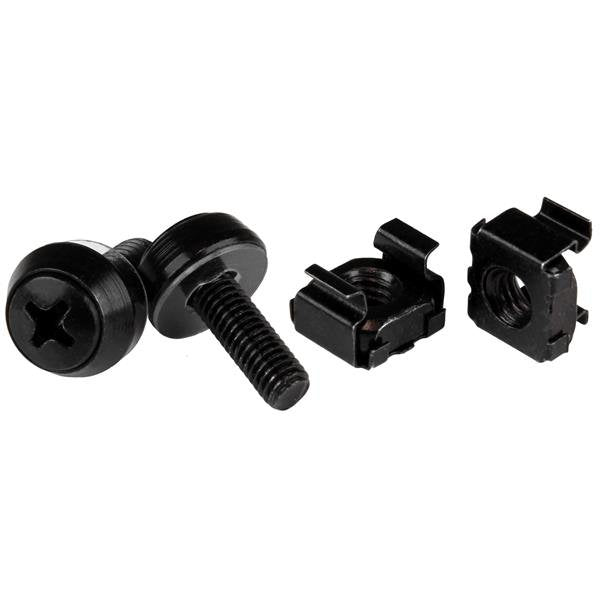 Startech 50 Tornillos Y Tuercas Jaula M5 Negro