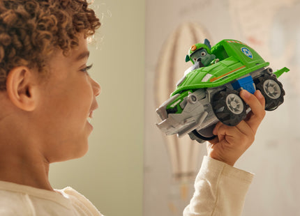 Spin Master Paw Patrol Jungle Pups - Vehículo De Tortuga Mordedora Con Vehículo De Juguete Con Figura Rocosa 6067763