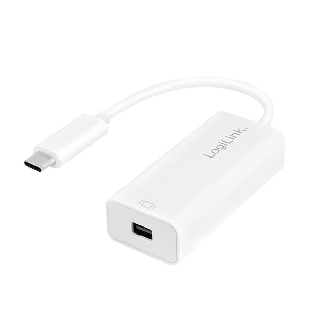 Logilink Adaptador Usb 3.2 Gen 1x1 To Mini Dp, Usb-C, Blanco