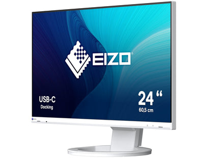 Monitor Eizo 60.5cm (23,8") Ev2480-Wt 16:09 Dvi+Hdmi+Dp+Usb-C White