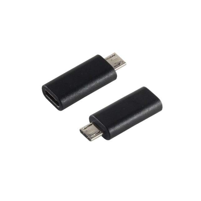 EAN 4017538077769 - S/CONN 14-05019 cambiador de género para cable USB 2.0 MicroB USB 3.1 C Negro imagen 1