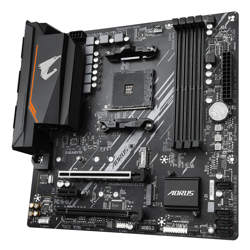 EAN 4719331809546 - GIGABYTE B550M AORUS ELITE placa base AMD B550 Zócalo AM4 micro ATX imagen 4