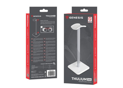 Soporte Genesis Auriculares Thulium 100 Color Blanco