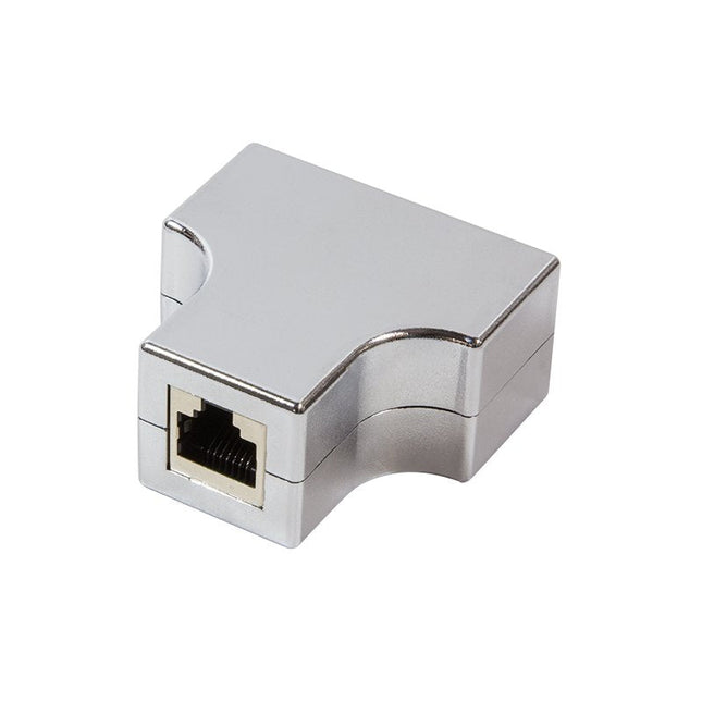 Logilink Mp0037 Adaptador De Cable Rj-45 2 X Rj-45 Plata