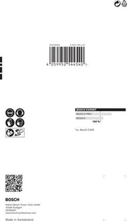 Hoja De Lija Bosch Expert C470, 100 X 150 Mm, K180 (10 Piezas, Para Multilijadora)  180 2608901118