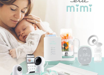 Eta Eta830690000 Monitor De Bebé Mimi, Indicadores Led, Blanco Verde