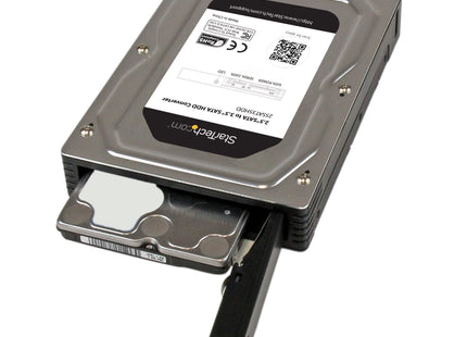 EAN 0065030854856 - StarTech.com 25SAT35HDD panel bahía disco duro 8,89 cm (3.5") Bandeja para disco duro Negro, Plata imagen 5