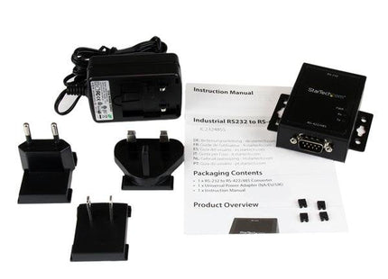 EAN 0065030852555 - StarTech.com IC232485S convertidor, repetidor y aislador en serie RS-232 Negro imagen 4