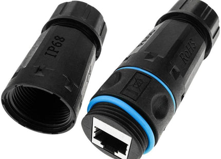 Techly Iwp-Md C6-Ip68t Cambiador De Género Para Cable Rj-45 Negro