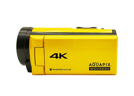 Aquapix Wdv5630 Videocámara Manual 13 Mp 4k Ultra Hd Amarillo