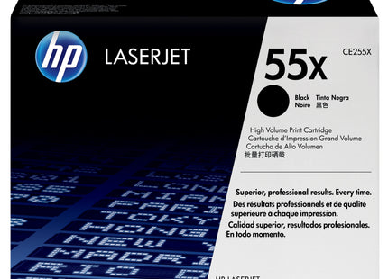 Tóner Original Hp 55x Xl Alta Capacidad Negro