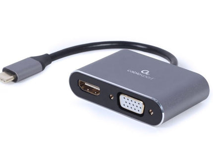 EAN 8716309121347 - Cablexpert A-USB3C-HDMIVGA-01 Adaptador gráfico USB Gris imagen 1
