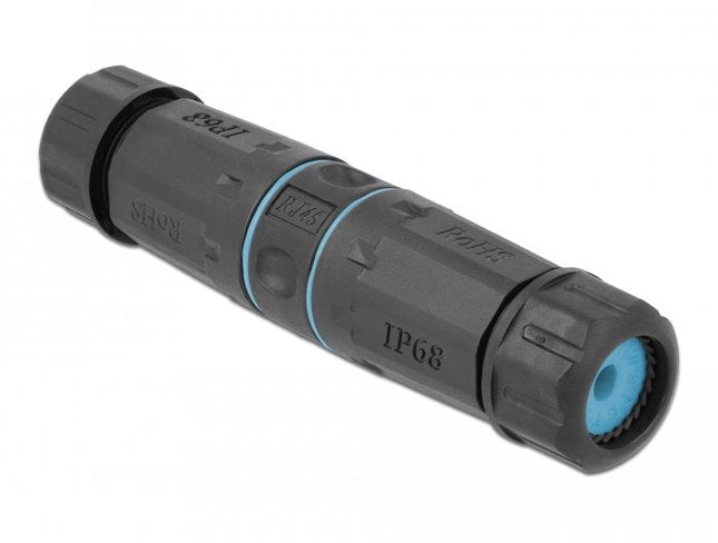 Delock Adaptador De Exterior Rj45 Hembra A Rj45 Hembra Cat.6a Impermeable