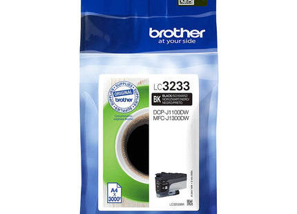 Tinta Brother  Lc3233bk Dcpj1100dw Mfcj1300dw Ori Negra