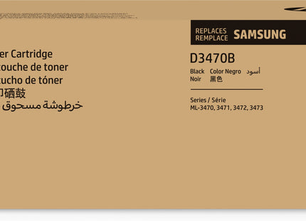 EAN 0191628480425 - Samsung ML-D3470B High-Yield Black Original Toner Cartridge cartucho de tóner 1 pieza(s) imagen 1