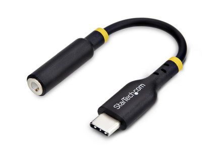 EAN 0065030898225 - StarTech.com USBCAUDIO2 cambiador de género para cable USB Type-C 2.0 3.5 mm Negro imagen 1