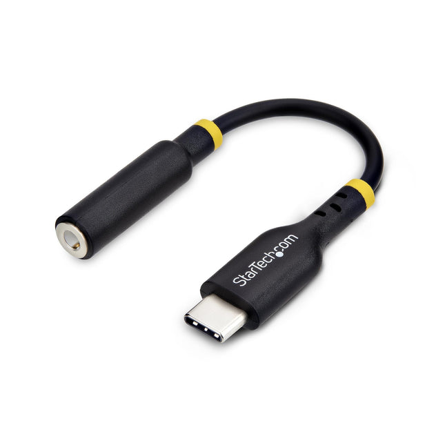 EAN 0065030898225 - StarTech.com USBCAUDIO2 cambiador de género para cable USB Type-C 2.0 3.5 mm Negro imagen 1