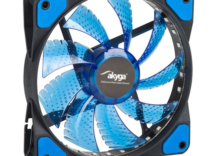Ventilador Akyga System Aw-12e-Bl 120mm 33 Led Azul Molex