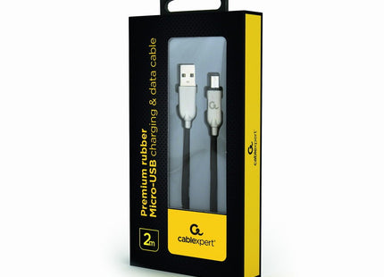 EAN 8716309108157 - Gembird CC-USB2R-AMMBM-2M cable USB USB 2.0 Micro-USB B USB A Negro imagen 1