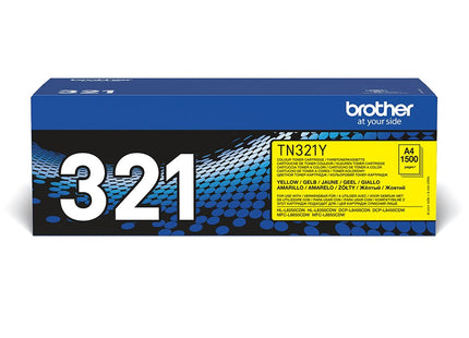 EAN 4977766735001 - Brother TN-321Y cartucho de tóner 1 pieza(s) Original Amarillo imagen 1