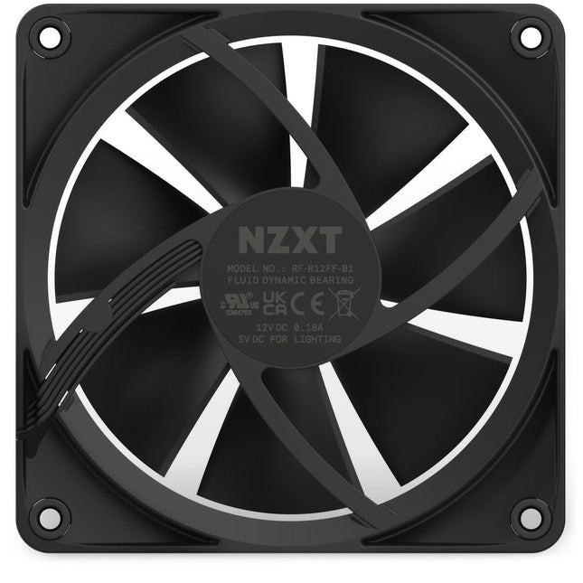 EAN 5060301699872 - NZXT F120 RGB Carcasa del ordenador Ventilador 12 cm Negro 1 pieza(s) imagen 1