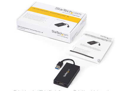 EAN 0065030858380 - StarTech.com USB32DP4K Adaptador gráfico USB 3840 x 2160 Pixeles Negro imagen 11