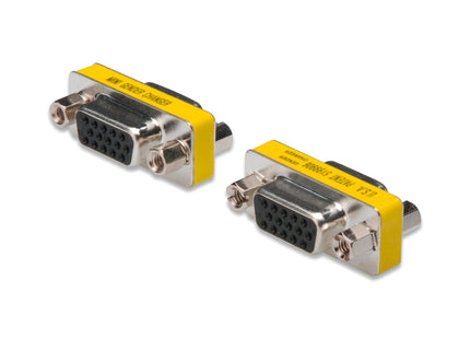 EAN 4016032319689 - Digitus AK-610512-000-I cambiador de género para cable D-Sub Acero inoxidable, Amarillo imagen 1