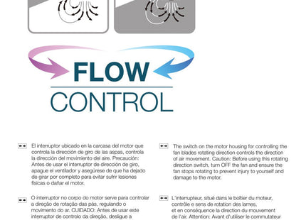 Ventilador De Techo Modelo Adriatico Blanco Potencia: 60w Aspas: Ø132cm Con Mando A Distancia Edm