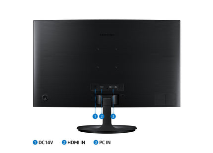 Monitor Samsung S24c360eau 24" Fhd Va 60hz 4ms Curved 250cd M2 3000:1 Hdmi