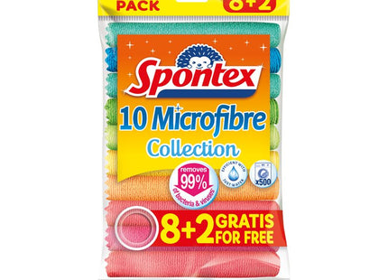 Spontex 19780028 Trapo Para Limpiar Microfibra Multicolor 10 Pieza(S)