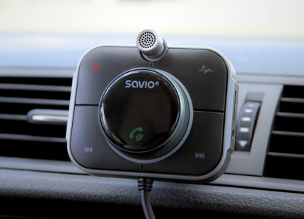 EAN 5901986047810 - Savio TR-14 Transmiter FM z Bluetooth i ładowarką PD 87,6 - 107,9 MHz Bluetooth/USB Negro imagen 20